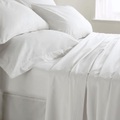 400 Thread Count Fitted Sheet SUPER KING - White