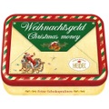 Heidel Gutschein Dose Weihnachten mit rotem Briefumschlag 32g