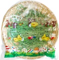 undefined, Bambus-Korb rund mit Ostergrad 19cm