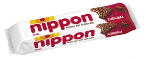 Nippon Puffreis mit Milchschokolade 200g