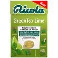 Ricola GreenTea-Lime ohne Zucker mit Stevia (50 g)