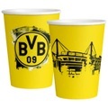 Pappbecher BVB Borussia Dortmund 250ml 8 Stück