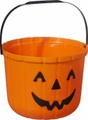 Halloween Kürbis Eimer orange