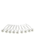 Celebride, Celebride - Haarnadeln Mit Perlen Weiss 12mm