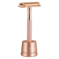 Beldura, Matte Gold Rasierhobel Mit Ständer Damen Gold ONE SIZE