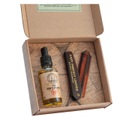 Captain Fawcett, Capt. Fawcett Care - Whisky Beard Oil & Beard Comb Set