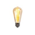 3er Set E27 dimmbare LED Fadenrauchlampe ST64 5W 450 Lumen 2200K