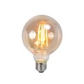 LED Lampe E27 5W 2200K G95 rauchglas dimmbar