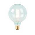 E27 dimmbare LED Spiral Glühlampe G125 blau 200 lm 2100K