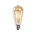 Set mit 3 LED-Filamenten ST64 2200K Gold mit Hell-Dunkel-Sensor
