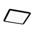 Deckenleuchte quadratisch schwarz 40 cm inkl. LED 3-stufig dimmbar IP44 - Lope