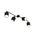 Moderne Deckenleuchte schwarz 89,5 cm 4-Licht verstellbar - Hetta