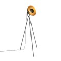 Stehlampe schwarz mit Gold 154,4 cm Stativ - Magnax Eco