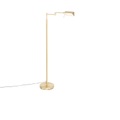 Stehlampe Messing inkl. LED mit Touch Dimmer - Notia