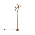 Vintage Stehlampe Gold 2-Licht - Botanica