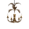 QAZQA, Vintage Kronleuchter Gold 5-Licht - Botanica
