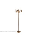 Vintage Stehlampe Gold 3-Licht - Botanica