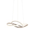 Design Hängelampe Stahl inkl. LED 3-stufig dimmbar - Ruta