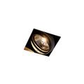 QAZQA, Einbaupunkt schwarz 1-Licht GU10 AR111 Trimless - Oneon