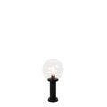 Außenleuchte schwarz mit Klarglas IP44 50 cm - Sfera