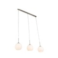 Moderne Hängelampe 3-Licht Stahl - Eloy
