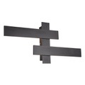 Moderne Wandleuchte schwarz inkl. LED 3-stufig dimmbar 2-Licht - Lisa