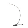 LED-Bogen-Stehleuchte Bangkok, schwarz matt
