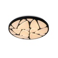 Moderne plafondlamp zwart 39 cm incl. LED 2000 - 4000K - Marian
