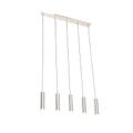 Moderne hanglamp staal 5-lichts - Jeana