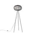 Landelijke vloerlamp tripod zwart 40 cm - Canna