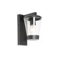 Moderne buiten wandlamp zwart IP44 - Joren