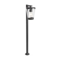 QAZQA, Moderne Outdoor-Stange schwarz 100 cm IP44 - Joren
