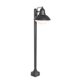 QAZQA, Moderne Outdoor-Stange schwarz 100 cm IP44 - Marcel