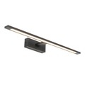 Wandlamp zwart 62 cm incl. LED 3-staps dimbaar IP44 - Jerre