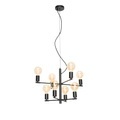 Moderne hanglamp zwart 8-lichts - Osprey