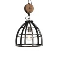 Hanglamp woonkamer, industrieel, zwart voor huiskamer, bij zithoek, salontafel of bijzettafel