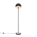Oosterse vloerlamp zwart met rotan 30 cm - Magna Rotan