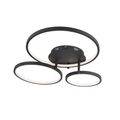 LED-Deckenleuchte Rondas mit Dimmer, schwarz