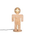 Rural Tischlampe Holz - Adam