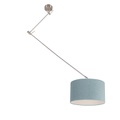 Moderne Hängelampe Stahl mit Schirm Mineral 35 cm - Blitz I