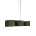 Hängelampe Stahl mit Schirm 35 cm moosgrün - Combi 3 Deluxe