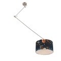 Moderne Hängelampe Stahl mit Pflanzenschirm 35 cm - Blitz 1