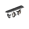 Design Spot schwarz 3-flammig verstellbar - Nox
