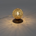 Rural Tischlampe rostbraun 10 cm - Kreta
