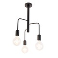 Moderne Deckenleuchte schwarz mit 3 Lichtquellen - Facile