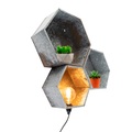 QAZQA, Industrielle Wandleuchte Rost 1-Licht - Kamm