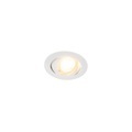 Set mit 5 Einbaustrahlern weiß inkl. LED 3-stufig dimmbar - Mio