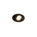Set mit 5 modernen Einbaustrahlern schwarz inkl. LED 3-stufig dimmbar - Mio