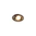 Set mit 5 modernen Einbaustrahlern aus Bronze inkl. LED 3-stufig dimmbar - Mio