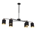 Moderne Hängelampe schwarz verstellbar - Lofty